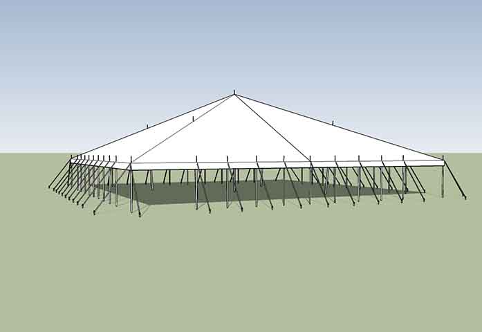 60x60 party tent